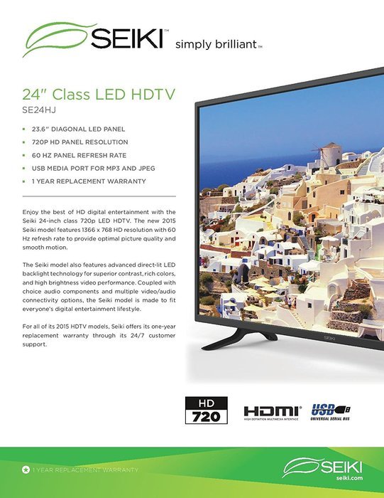 Seiki SE43FY 43-Inch 1080p LED TV (2015 Model) N7