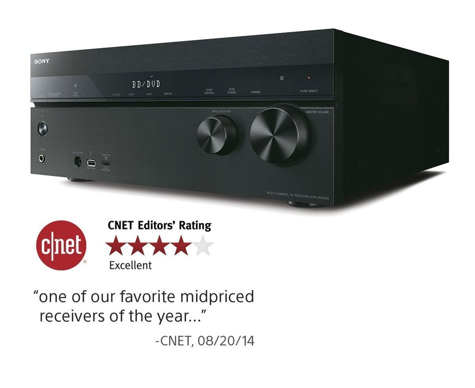 Sony STR-DN1050 7.2 Channel Hi-Res 4K AV Receiver (Built-in Wi-fi & Bluetooth) N2