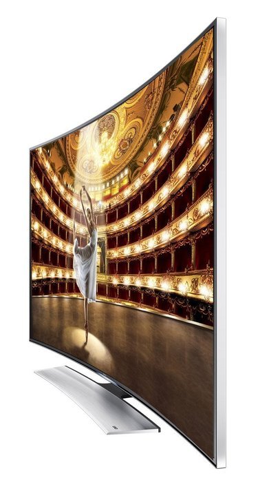 Samsung UN55HU9000 Curved 55-Inch 4K Ultra HD 120Hz 3D Smart LED TV + Ultra-Slim Flat Mount + Two 12 Feet HDMI... N6