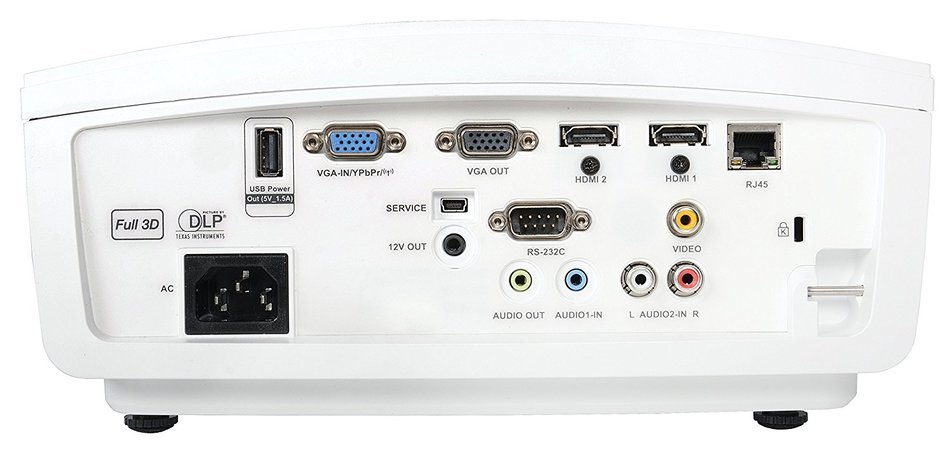 Optoma W415e Full 3D WXGA 4500 Lumen DLP Projector with HDMI 1.4a, Vertical Lens Shift, Zoom, 15,000:1 Contrast... N7