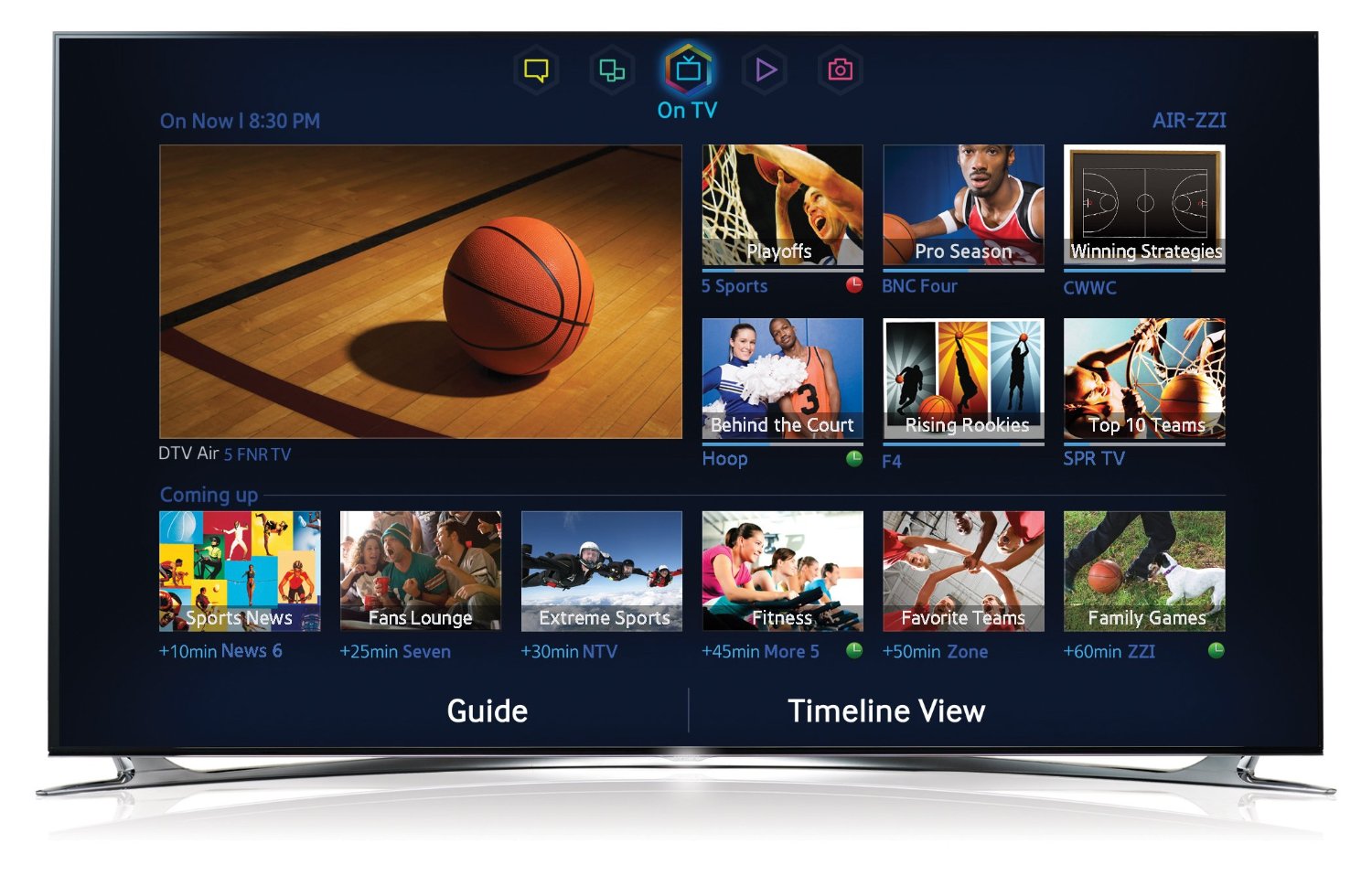 Samsung UN55F8000 55-Inch 1080p 240Hz 3D Ultra Slim Smart LED HDTV ...