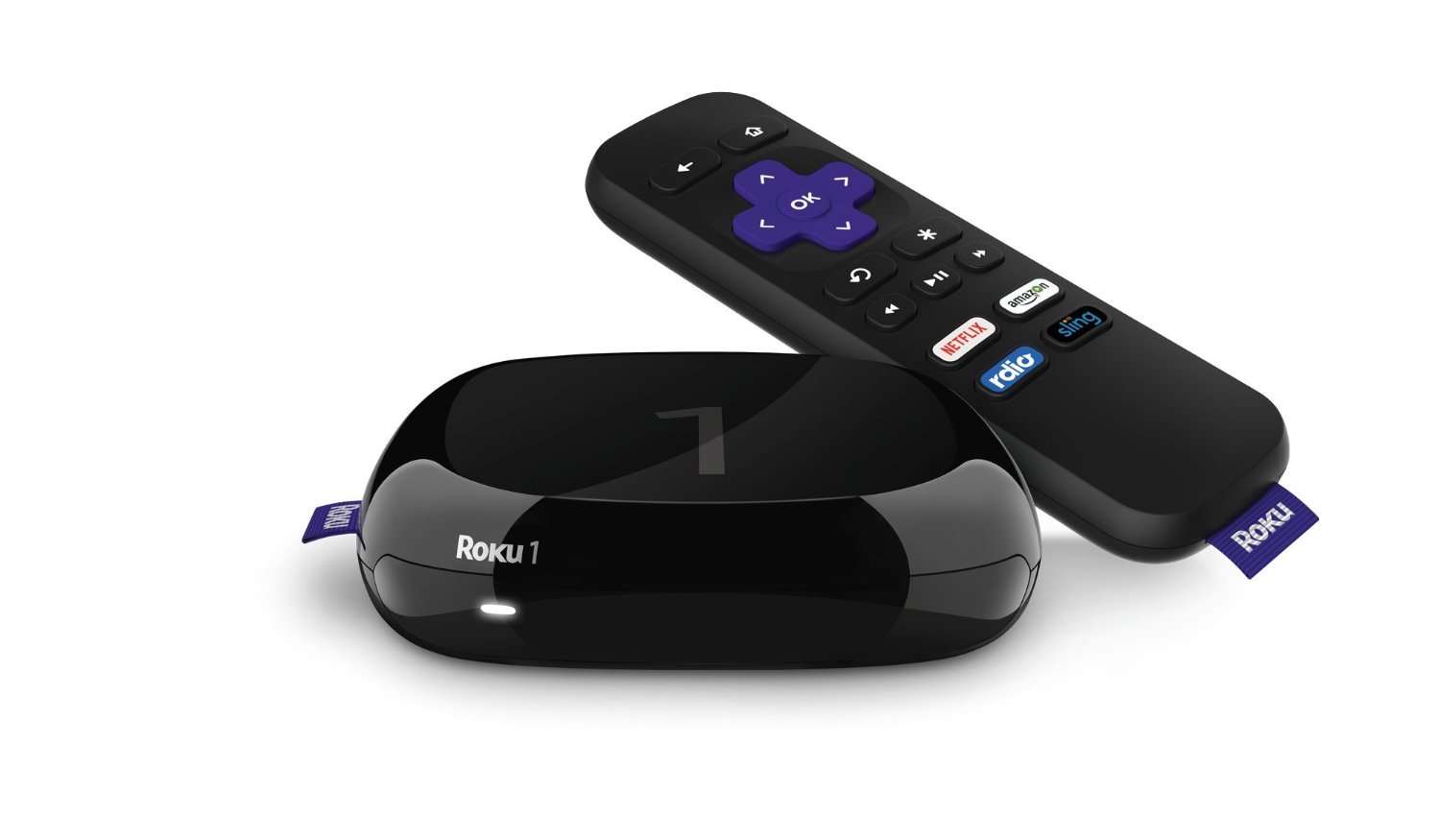 Roku -2710X-B Roku 1 Streaming Player (Black) (Certified Refurbished ...