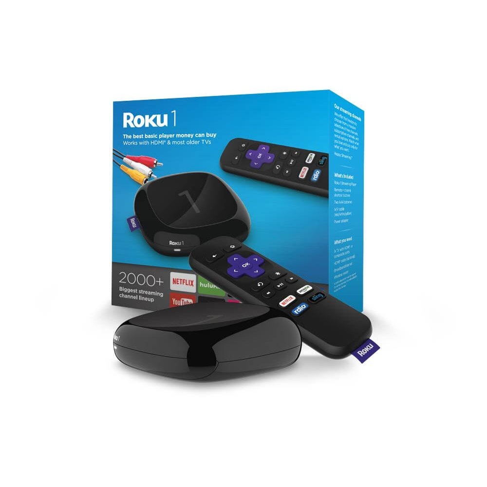 Roku -2710X-B Roku 1 Streaming Player (Black) (Certified Refurbished ...