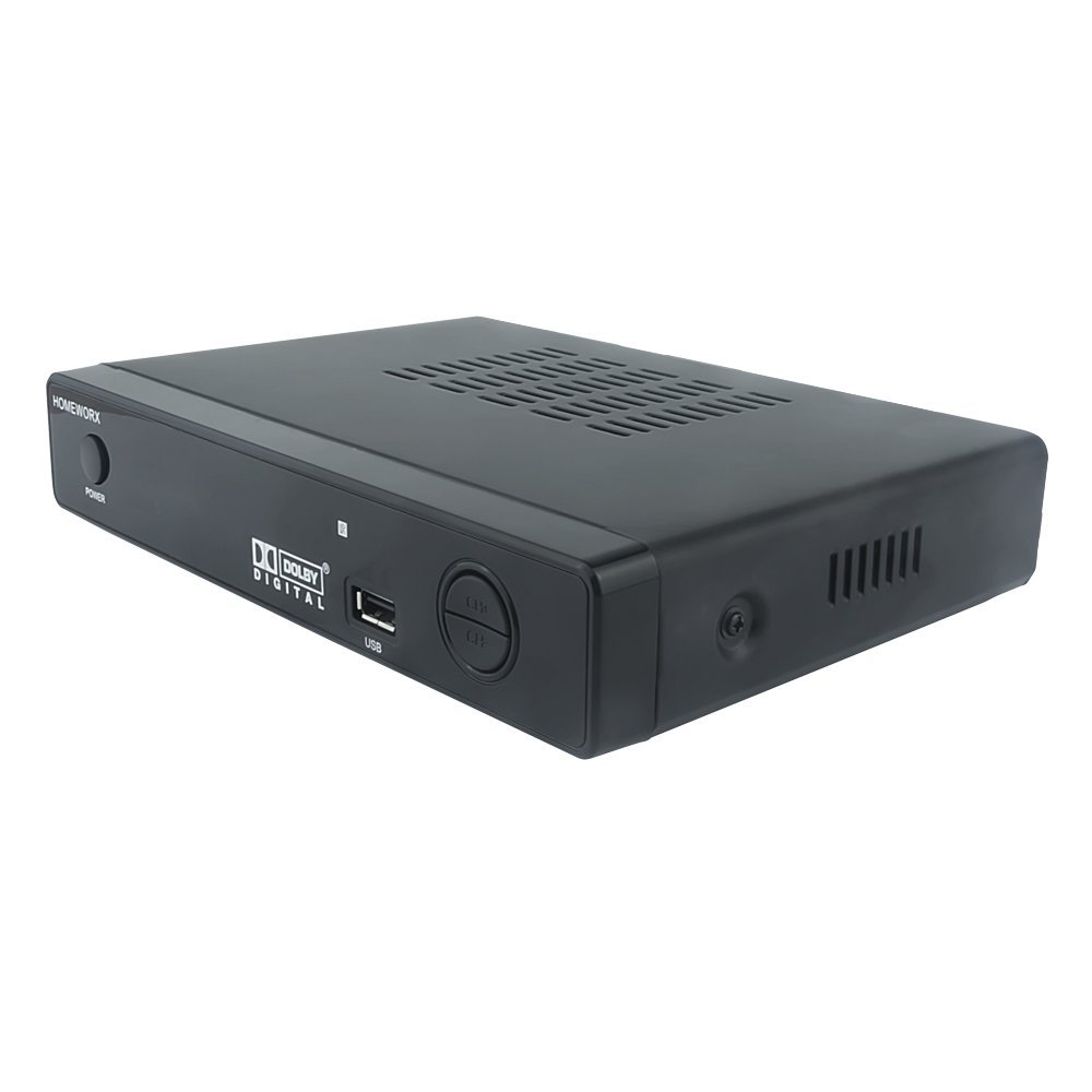 Mediasonic HW-150PVR HomeWorx ATSC Digital TV Converter Box with Media ...