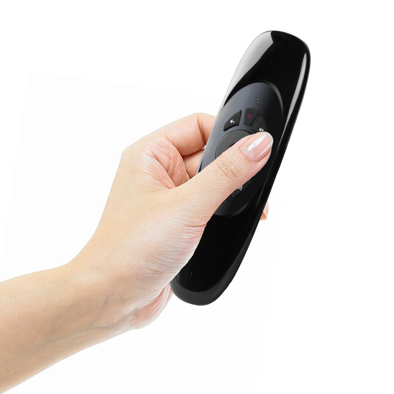 LYNEC C120 2.4G 6-Axis Portable Mini Wireless Remote Keyboard Mouse ...