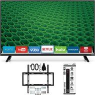 Vizio D40-D1 - D-Series 40-inch Full-Array LED Smart HDTV Slim Flat Wall Mount Bundle includes TV, Slim Flat Wall...