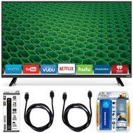 Vizio D32-D1 - D-Series 32-Inch Full-Array Full HD LED Smart TV Accessory Bundle includes Television, Screen Cleaning...