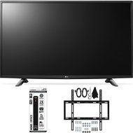 LG 43LH5700 43-Inch Full HD Smart LED TV Slim Flat Wall Mount Bundle includes Television, Slim Flat Wall Mount...