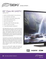 Seiki SE39UY04 39-Inch 4K Ultra HD 120Hz LED TV (Discontinued) N14