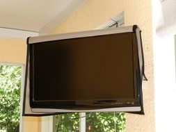 Front Flap Lifts up Waterproof Tv Cover 48 X 30 X 4quot;, Led, Lcd, Plasma, or Flat Screen Tv Cover (Tan, 43... N6