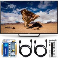 Sony KDL-48W650D 48-Inch Class Full HD 1080P TV with Built-in Wi-Fi Accessory Bundle includes Television, Screen...