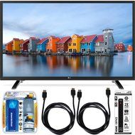 LG 32LH550B 32-Inch 720p HD LED TV Essential Accessory Bundle includes TV, Screen Cleaning Kit, 6 Outlet Power...