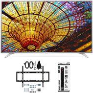 LG 49UH6500 49-Inch 4K UHD Smart TV w/ webOS 3.0 Slim Flat Wall Mount Bundle includes TV, Slim Flat Wall Mount...