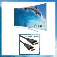 UN55JS9000 FXZA 4K SUHD JS9000 Series Curved Smart TV &ndash; 55 inch Class Bundle
