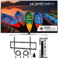 LG 65UH9500 65-Inch Super UHD 4K Smart TV w/ webOS 3.0 Flat Wall Mount Bundle includes Television, Flat Wall Mount...