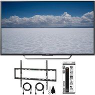 Sony XBR-65X750D - 65" Class 4K Ultra HD TV w/ Flat Wall Mount Bundle includes TV, Flat Wall Mount Ultimate Kit...