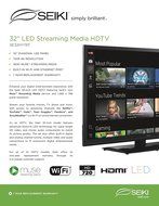 Seiki SE32HY19T 32-Inch 720p 60Hz LED TV N4