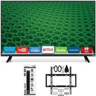 Vizio D32-D1 32-Inch Full-Array Full HD LED Smart TV Slim Flat Wall Mount Bundle includes Television, Slim Flat...