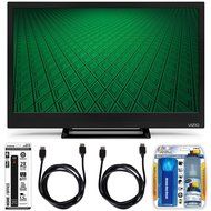 Vizio D24hn-D1 - D-Series 24-Inch Edge-Lit LED TV Accessory Bundle includes Television, Screen Cleaning Kit, Power...
