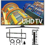 Samsung UN65KU6300 - 65-Inch 4K UHD HDR Smart LED TV w/ Flat Wall Mount Bundle includes TV, Flat Wall Mount Ultimate...