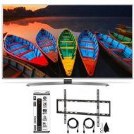 LG 65UH7700 65-Inch Super UHD 4K Smart TV w/ webOS 3.0 Flat Wall Mount Bundle includes Television, Flat Wall Mount...