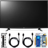 LG 43LH5700 43-Inch Full HD Smart LED TV Accessory Bundle includes Television, Screen Cleaning Kit, Power Strip...