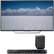 Sony XBR-65X750D - 65" Class 4K Ultra HD TV + Sony HT-ST9 Hi-Res 7.1 Channel Sound Bar with Wireless Subwoofer