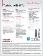 Toshiba 46SL417U 46-Inch 1080p 120 Hz LED-LCD HDTV with Net TV, Black (2011 Model) N2