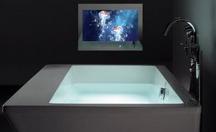 22inch Frameless Waterproof Magic Mirror Bathroom TV N7