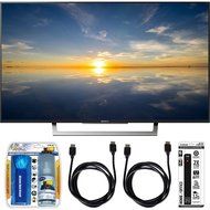 Sony XBR-43X800D - 43" Class 4K HDR Ultra HD TV w/ Essential Accessory Bundle includes TV, Screen Cleaning Kit... N5