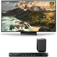 Sony XBR-65Z9D - 65-inch 4K Ultra HD LED TV w/ HT-ST9 7.1 Channel Sound Bar Bundle includes TV and Sony HT-ST9...