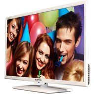 Sceptre 32" 720p 60Hz Class LED HDTV with Built-In DVD Player,E325PD-M, White N3