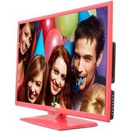 Sceptre 32" 720p 60Hz Class LED HDTV with Built-In DVD Player,E325PD-M, Pink N3
