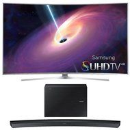 Samsung UN78JS9100 Curved 78-Inch 4K Ultra HD Smart LED TV w/ HW-J6000 Soundbar Bundle includes UN78JS9100 Curved...