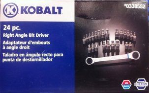 Kobalt 24 Pc Right Angle Bit Driver # 338552 by Kobalt