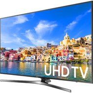Samsung 65" Class KU7000 7-Series 4K UHD TV (UN65KU7000FXZA) with Samsung 3D Wi-Fi 4K Ultra HD Blu-ray Disc Player N4