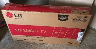 LG 43" Black 1080P LED Smart HDTV