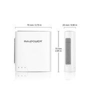 RAVPower FileHub, Wireless Travel Router, Access Point Micro SD Card USB Reader Hard Drive Companion DLNA NAS... N3