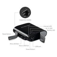 RAVPower FileHub, Wireless Travel Router, Access Point Micro SD Card USB Reader Hard Drive Companion DLNA NAS... N13