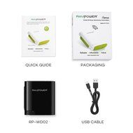 RAVPower FileHub, Wireless Travel Router, Access Point Micro SD Card USB Reader Hard Drive Companion DLNA NAS... N18