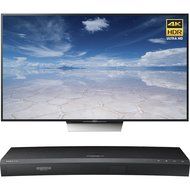Sony 55-Inch Class 4K HDR Ultra HD TV (XBR-55X850D) with Samsung 3D Wi-Fi 4K Ultra HD Blu-ray Disc Player