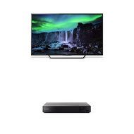 Sony XBR55X810C 55-Inch 4K Ultra HD TV with BDPS6500 Blu-ray Player