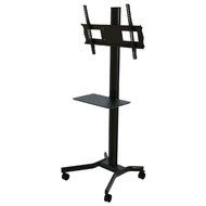 Mobile cart with metal shelf, height and tilt adjustment for Inisignia NS-55L260A13 LCD HDTV **Top Seller**