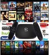 Matricom G-Box Q&sup2; Quad/Octo Core Android TV Box [2GB/16GB/4K] Fully Loaded and Ready to Watch With Airmouse/Keyboard...
