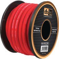 db Link MKPW4R100 Power Wire 4 Gauge Maxkore Soft Touch 100ft Red Consumer Electronics
