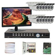 16 Channel H.264 960H &amp; D1 Realtime DVR with 12 x 1/3" SONY EXview HAD CCD II Camera. 700 TV lines, 6~22mm varifocal...