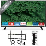 Vizio D65u-D2 65" Class Ultra HD 4K Full-Array LED Smart TV Flat Wall Mount Kit Bundle includes TV, Flat Wall...