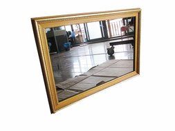 19 inch golden frame luxury Bathroom Mirrored TV