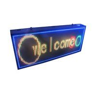1.7' x 5.1' Double Sided Full Color Programmable LED Sign Outdoor RGB Wireless LED Display