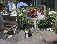 47" TV Outdoor Pro Sunbrite Model 4717HD All Weather Television LED LCD HD Direct Sunlight View - WHITE Aluminum... N4